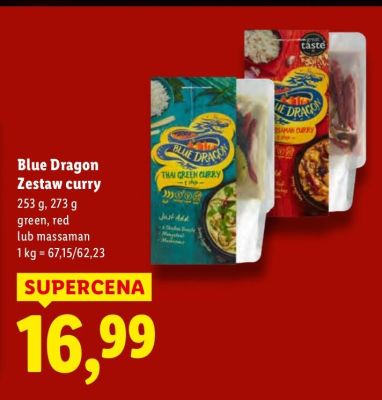 Zestaw curry red promocja w Lidl