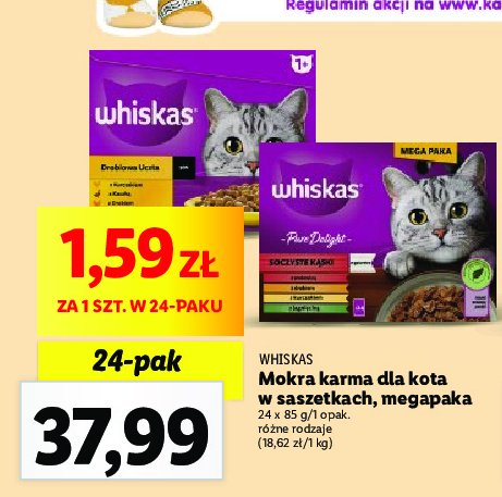 Potrawka w galaretce z kurczakiem Whiskas promocja