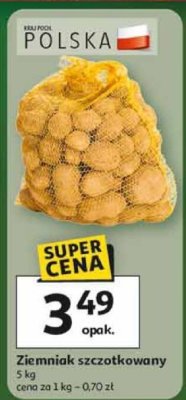 Ziemniak szczotkowany 5 kg promocja w Auchan