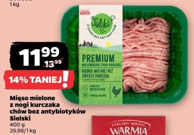 Mięso mielone z nogi kurczaka chów bez antybiotyków promocja w Netto