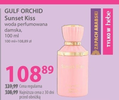 Woda GULF ORCHID Sunset Kiss woda perfumowana damska promocja w Hebe