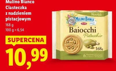Ciasteczka z nadzieniem pistacjowym promocja w Lidl