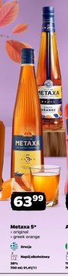 Napój alkoholowy Metaxa 5* original promocja w Netto