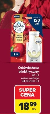 Odświeżacz elektryczny, różne rodzaje Glade promocja w Carrefour