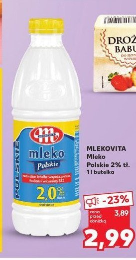 Mleko polskie 2% Mlekovita promocja