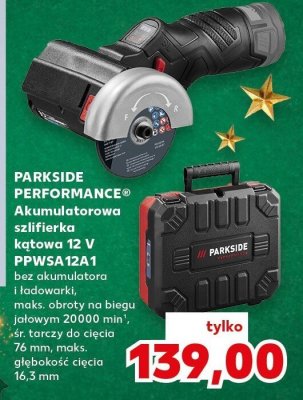 Akumulatorowa szlifierka kątowa 12 V PARKSIDE PERFORMANCE PPWSA12A1 promocja w Kaufland