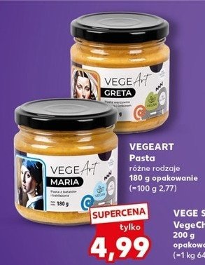 Pasta greta Vegeart promocja