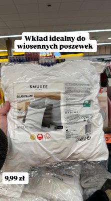 Wkład do poduszek promocja w Biedronka