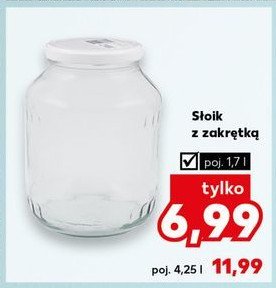 Słoik z zakrętką 4.25 l promocja