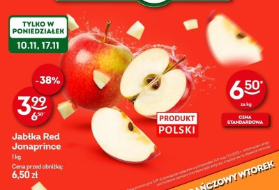 Jabłka Red Jonaprince promocja w Żabka