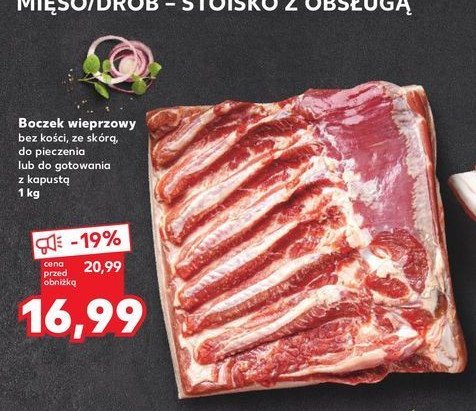 Boczek wieprzowy bez żeber ze skórą promocja