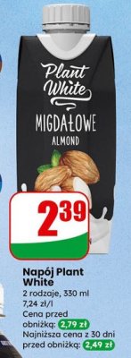 Napój Plant White migdałowe promocja w Dino