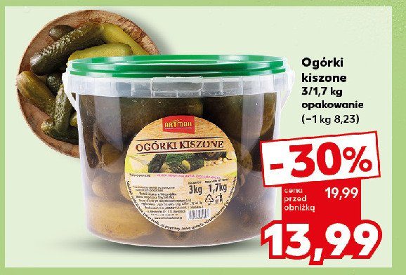 Ogórki kiszone Artman promocja