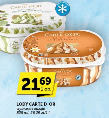 Lody Carte D`Or promocja w Groszek