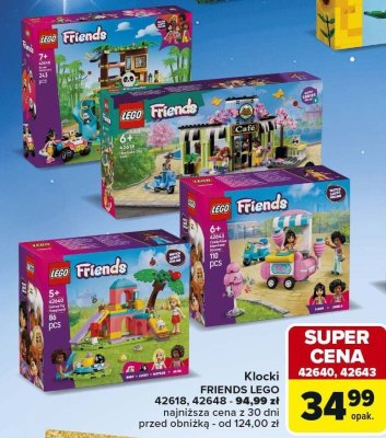 Klocki FRIENDS LEGO 42618, 42648 promocja w Carrefour Market