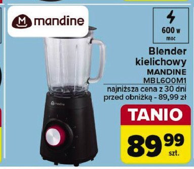 Blender kielichowy mbl600m1-21 Mandine promocja