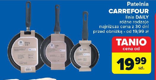 Patelnia daily 28 cm Carrefour promocja