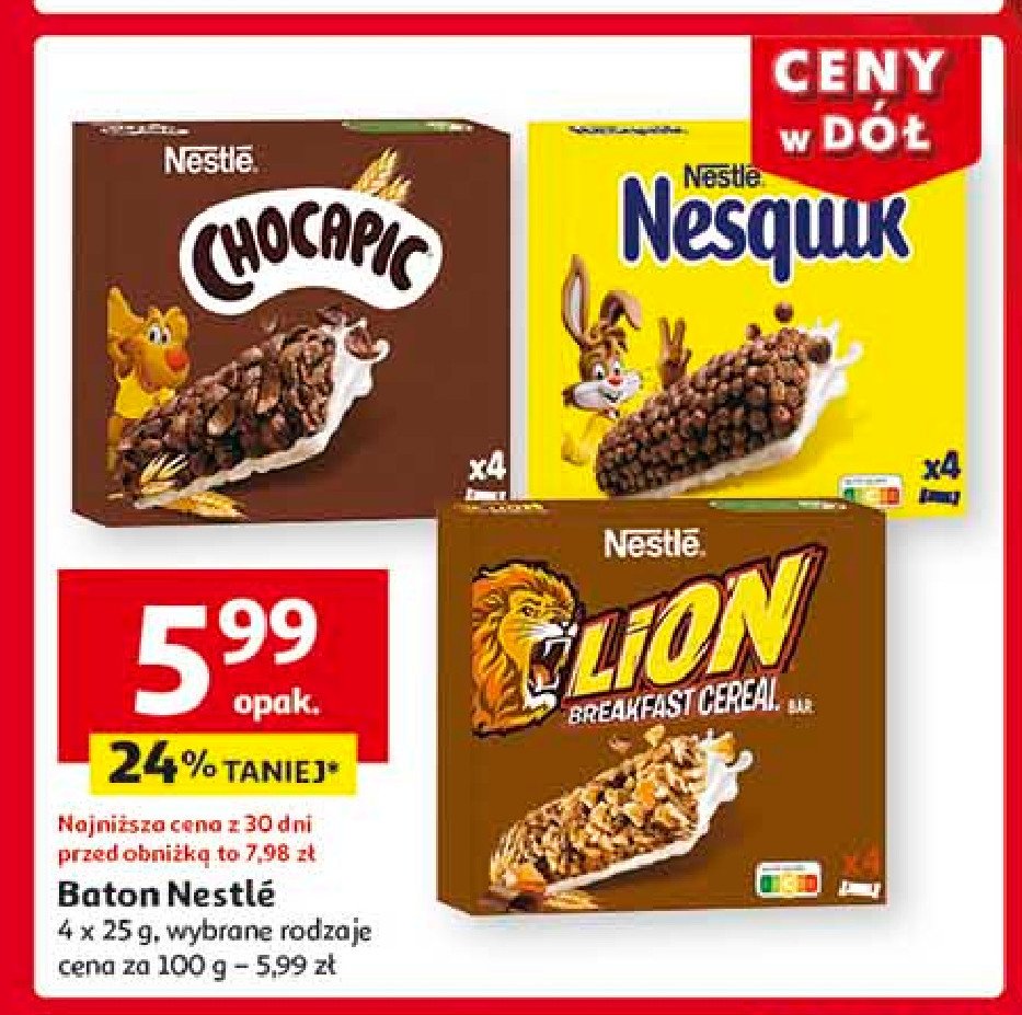 Batony Lion breakfast cereal promocja