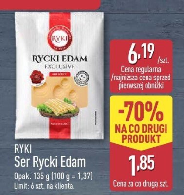 Ser Rycki Edam promocja w Aldi