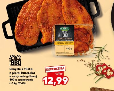 Sznycle z kurczaka w marynacie grillowej K-classic let's bbq promocja