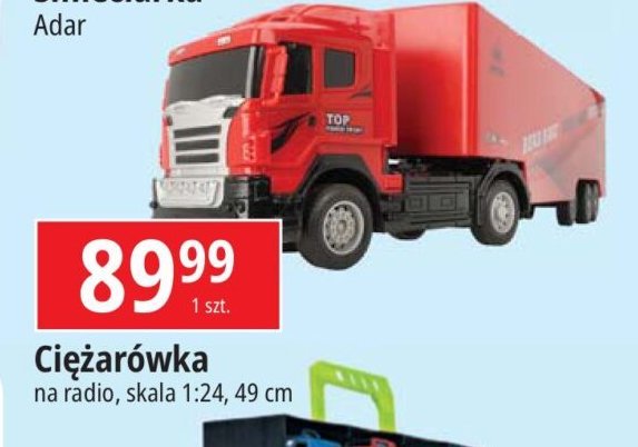 Ciężarówka 1:24 49 cm promocja w Leclerc