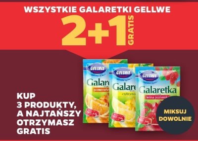 Galaretka 2+1 GRATIS promocja w Netto