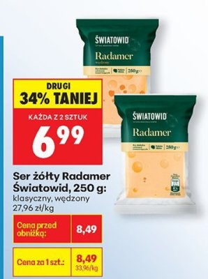 Ser żółty Radamer Światowid klasyczny promocja w Biedronka
