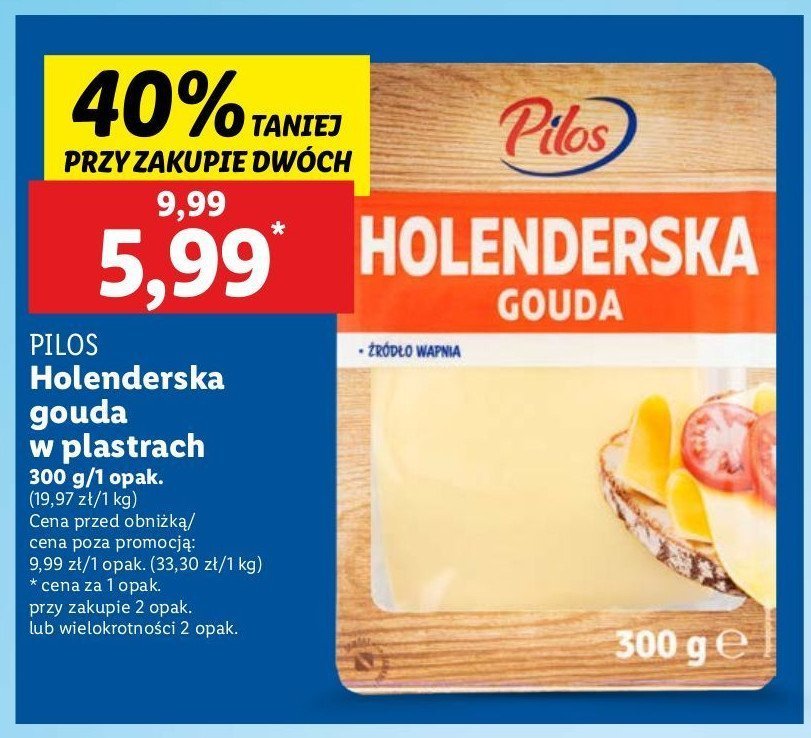 Ser gouda holenderska Pilos promocja