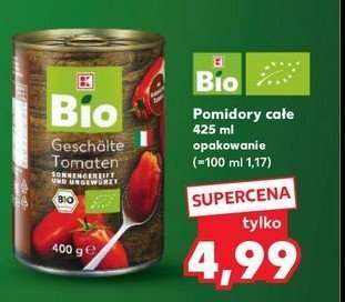 Pomidory całe K-classic bio promocja