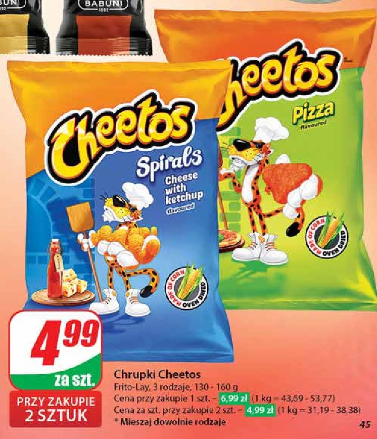 Chrupki pizzerini Cheetos promocja