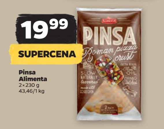 Pinsa ALIMENTA promocja