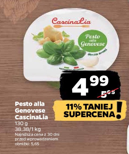 Pesto alla genovese promocja