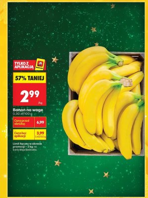 Banan na wagę promocja w Biedronka