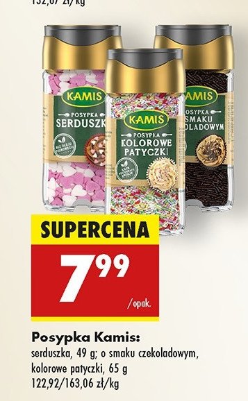 Posypka serduszka Kamis promocja w Biedronka