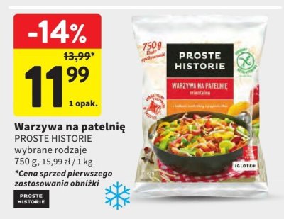 Warzywa na patelni臋 promocja w Intermarche