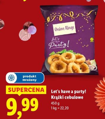 Krążki cebulowe promocja w Lidl