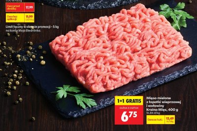 Mięso mielone promocja w Biedronka