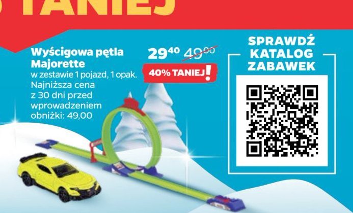 Wyścigowa pętla Majorette promocja