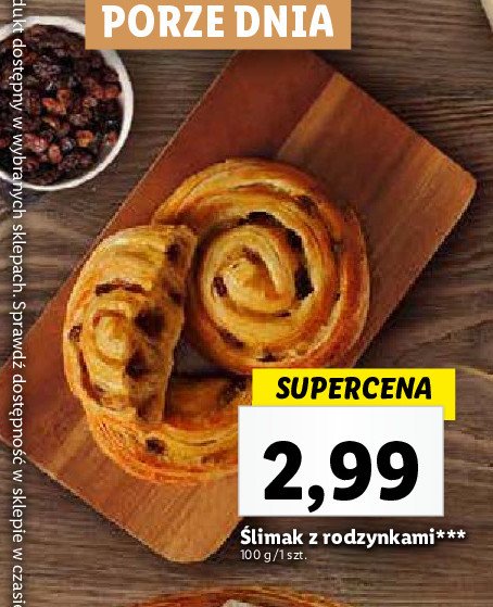 艢limak z rodzynkami Cukiernia lidla promocja
