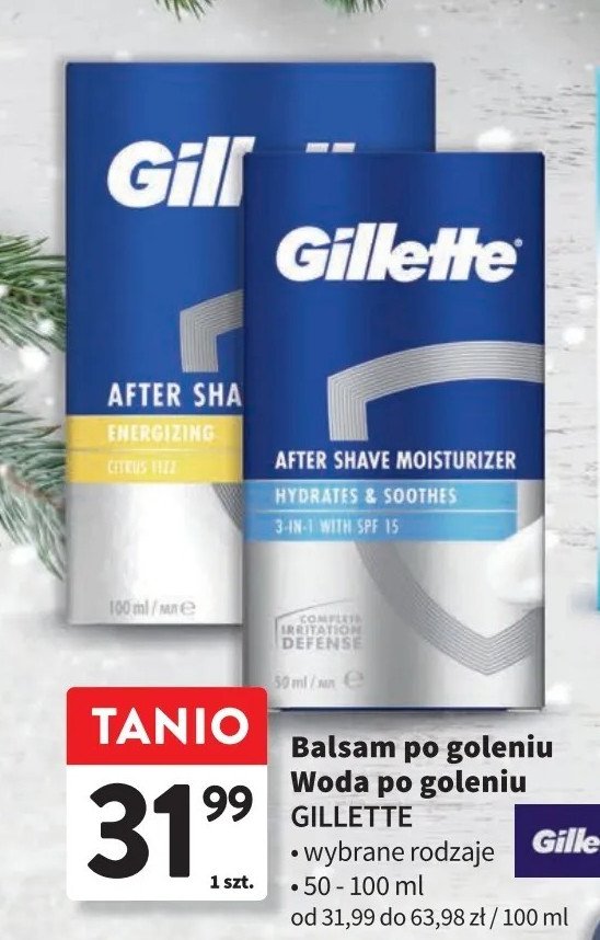 Balsam po goleniu energizing citrus fizz Gillette series promocja