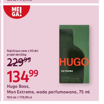 Woda perfumowana Hugo boss extreme Hugo by hugo boss promocja w Rossmann