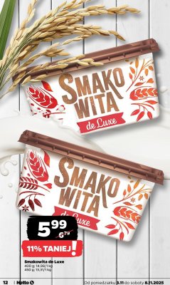 Margaryna Smakowita de Luxe promocja w Netto