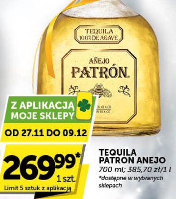 Tequila Patron Anejo promocja w Euro Sklep