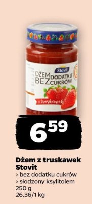 Dżem z truskawek Stovit bez dodatku cukrów  promocja w Netto