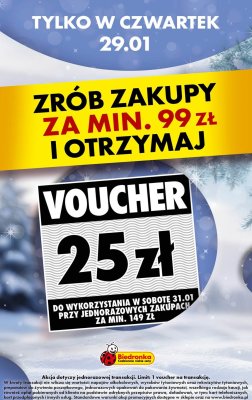 Od środy, strona 1 promocja w Biedronka