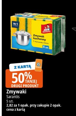 Zmywaki Sarantis 5 szt. promocja w Leclerc