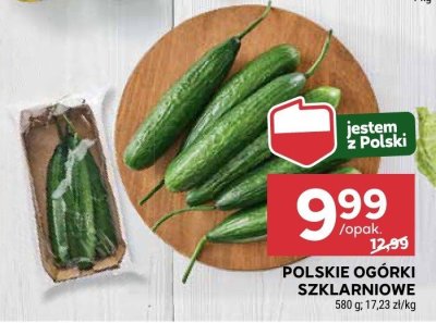 Polskie ogórki szklarniowe promocja w Stokrotka