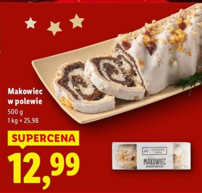 Makowiec w polewie promocja w Lidl