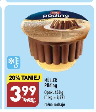 Pudding czekolada i wanilia Muller promocja