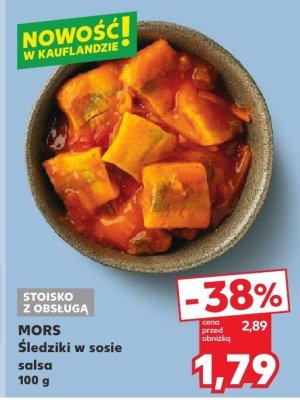 Śledziki w sosie salsa promocja w Kaufland